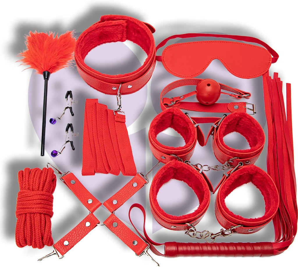 JSY (Китай) Набір для BDSM JSY KB80608 Red