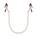Rosy Gold (Нідерланди) Затискачі для сосків з перлинним ланцюжком Rosy Gold - Nipple Clamps Pearls