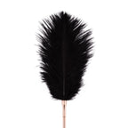 Лоскітка з металевим флогером Rosy Gold - Feather Tickler & Whip