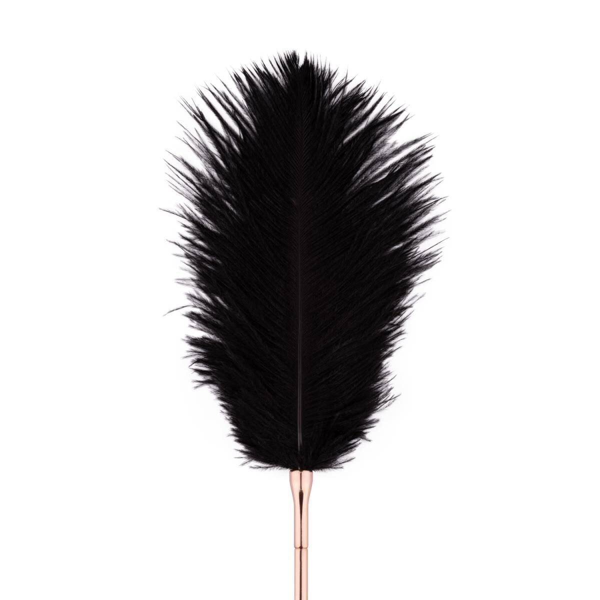 Rosy Gold (Нідерланди) Лоскітка з металевим флогером Rosy Gold - Feather Tickler & Whip