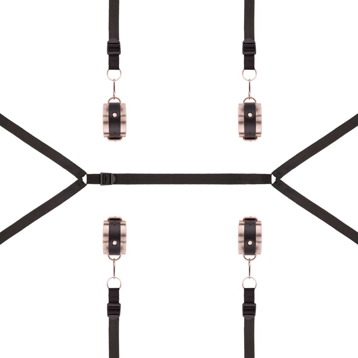 Rosy Gold (Нідерланди) Фіксатор рук і ніг для ліжка Rosy Gold - Under-Mattress Restraint Set