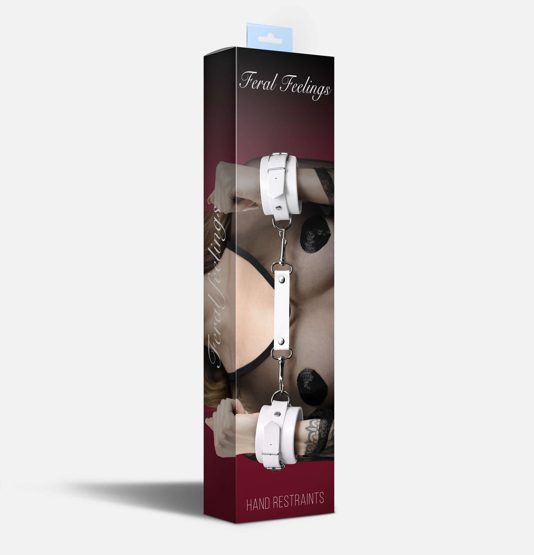 Feral Feelings (Україна) Наручники Feral Feelings - Hand Restraints White, натуральна шкіра