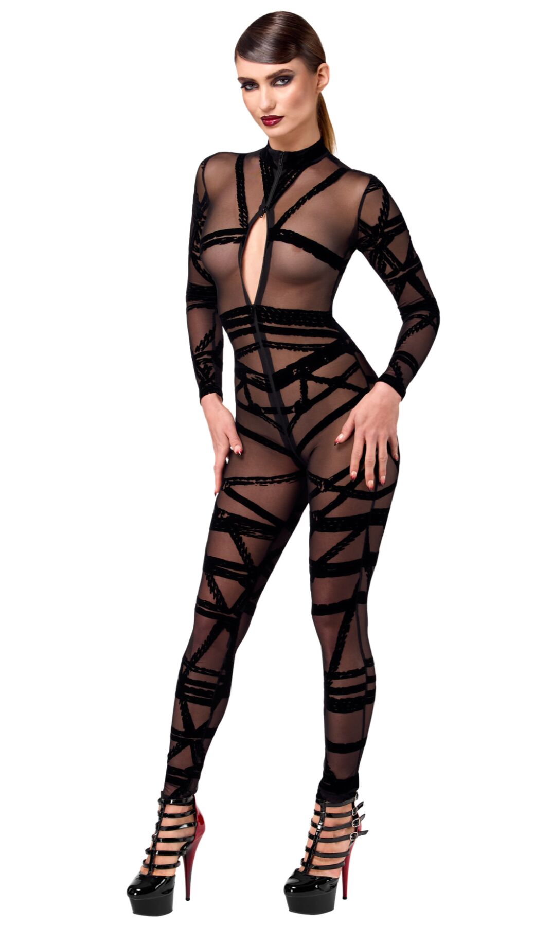 Noir Handmade (Польща) Комбінезон Noir Handmade F357 Bondesque Catsuit XS