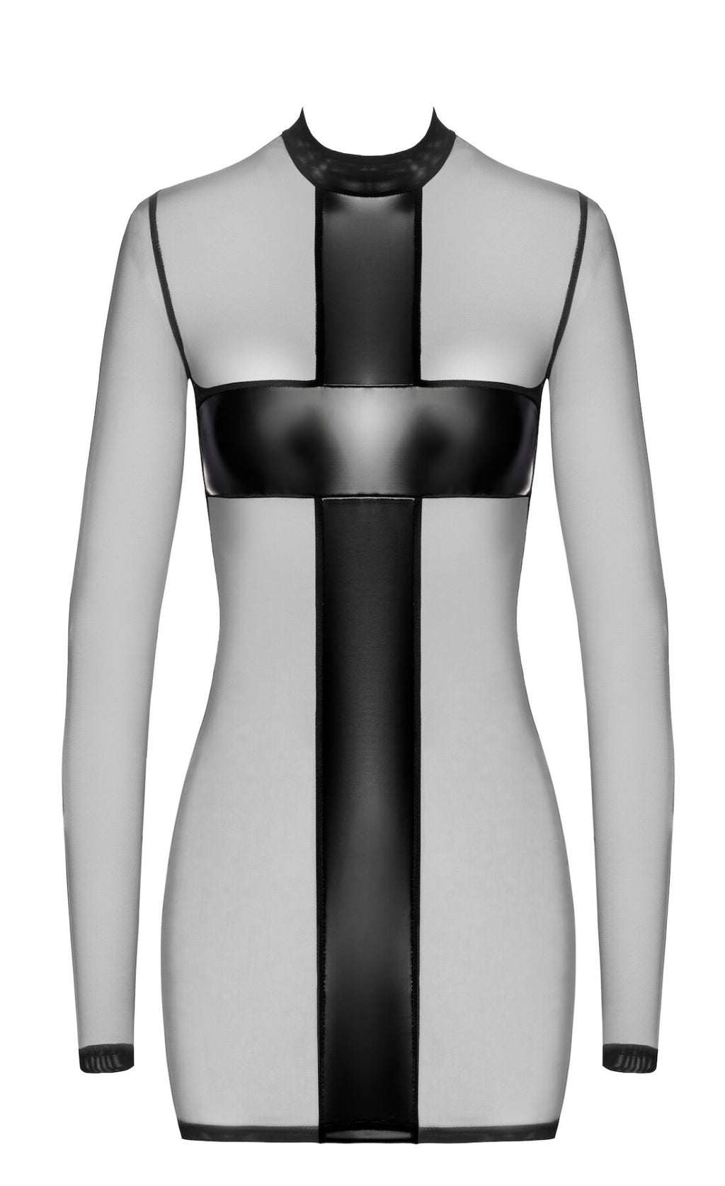 Noir Handmade (Польща) Сукня Noir Handmade F369 Crossfire Mesh & Wetlook Mini dress XS