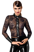 Noir Handmade (Польща) Блуза Noir Handmade F377 Noirelle Lace Button-up Shirt XL