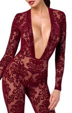 Бодістокінг Noir Handmade F382 Kink Royal Catsuit