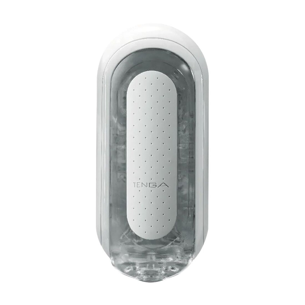 Tenga (Япония) Мастурбатор Tenga Flip Zero White, змінна інтенсивність стимуляції, розкладний