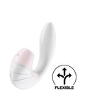 Вакуумний вібратор Satisfyer Supernova White, 2 положення стовбура
