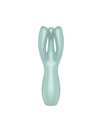 Кліторальний вібратор Satisfyer Threesome 3 Mint з трьома пальчиками
